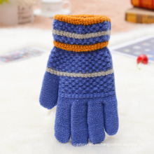Guantes de acrílico del invierno de las manoplas del guante lleno del dedo para requisitos particulares para los niños